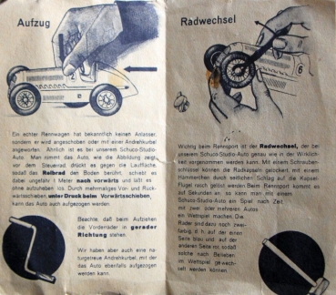 Schuco Mercedes-Benz Rennwagen 1949 Studio 1050 US Zone Blechmodell mit Friktionsantrieb in Originalkarton (2517)